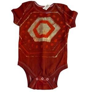 Unisex Baby One Piece Size 6-12 Month Handmade Batik Tie Dye Shower Gift New NWT